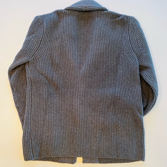 Goodlife Clothing Rib Cotton Shawl Collar Cardigan Size Large - Picture 3 of 3